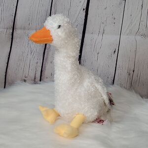 🆕️Charlotte's Web Gussy The Goose Exclusive Ty Beanie Baby Buddy Plush Toy Y2K